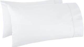 Amazon Basics 400 Thread Count Cotton Pillow Cases - Standard,...