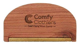 Comfy Clothiers Cedar Wood Cashmere & Fine Wool Comb for...