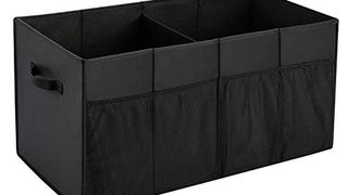 MaidMAX Trunk Organizer for Car SUV Storage with Two Handles...
