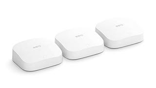 Amazon eero Pro 6 tri-band mesh Wi-Fi 6 system with built-...