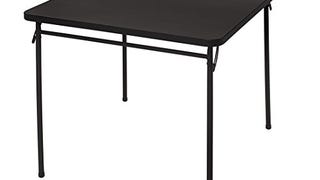 Cosco 34" Square Top Folding Portable Table, Metal Folding...