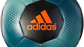 adidas Performance Ace Glider Soccer Ball, Black/Tech Green/...