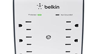 Belkin 6-Outlet USB Surge Protector, Wall Mount - Ideal...