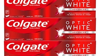 Colgate Optic White Whitening Toothpaste, Sparkling White...