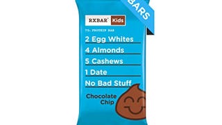 RXBAR Kids Real Food Protein Bar, Chocolate Chip, Gluten...