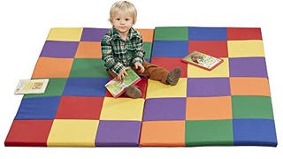 ECR4Kids SoftZone Patchwork Toddler Activity Mat, Colorful...