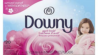 Downy April Fresh Fabric Softener Dryer Sheets, 120...