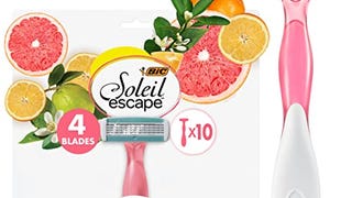 BIC Soleil Escape Citrus Scented Disposable Razors for...