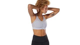 Reebok Women's PureMove Sports Bra, Cold Grey, Large/X-...