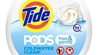 Tide Laundry Detergent Pods, Free & Gentle, 81 Count (Pack...