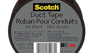 Scotch Duct Tape , 1.88 in x 20 yd, Jet Black, 1 Roll (920-...