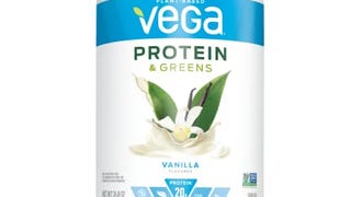 Vega Protein and Greens Vanilla (25 Servings, 26.8 Ounce)...