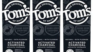 Tom's of Maine Activated Charcoal Whitening Toothpaste...