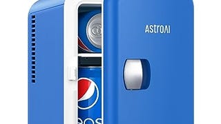 AstroAI Mini Fridge, 4 Liter/6 Can AC/DC Portable Thermoelectric...