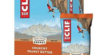 CLIF BARS - Energy Bars - Crunchy Peanut Butter - Made...