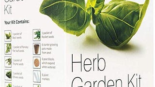 Plant Theatre Indoor Herb Garden Kit - Grow 6 Varieties...
