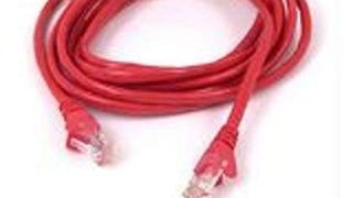 Belkin Category-5e Crossover Molded Patch Cable (Red, 10...