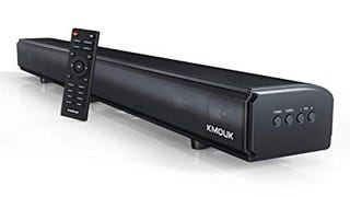 KMOUK Sound Bars for TV, Soundbar 2.1CH with Built-in Dual...