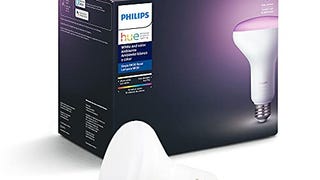 Philips Hue 468942 Single Premium BR30 Smart Bulb Downlight...