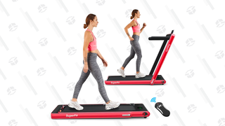 2-in-1 Folding Treadmill With Bluetooth Speaker