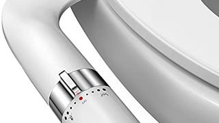 Veken Ultra-Slim Bidet Attachment for Toilet, Dual Nozzle...