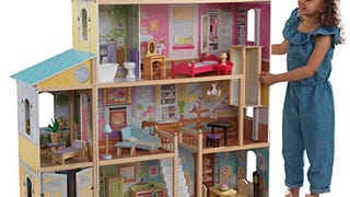 KidKraft Majestic Mansion Wooden Dollhouse with 34-Piece...