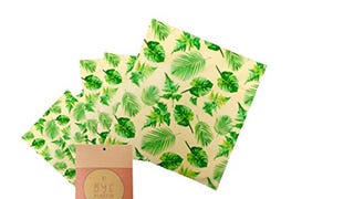 Bye Plastic! - Beeswax Wraps - pack of 5 eco friendly reusable...
