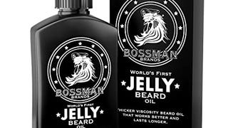 Bossman Beard Oil Jelly (4oz) - Beard Growth Softener,...