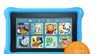Fire Kids Edition Tablet, 7" Display, 8 GB, Blue Kid-Proof...