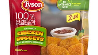 Tyson Fully Cooked Chicken Nuggets, Frozen Chicken Nuggets,...