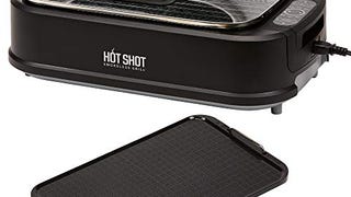 Hot Shot Smokeless Grill Indoor Use Electric, Compact and...