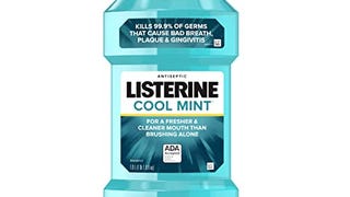 Listerine Cool Mint Antiseptic Oral Care Mouthwash to Kill...