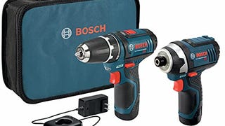 BOSCH Power Tools Combo Kit CLPK22-120 - 12-Volt Cordless...