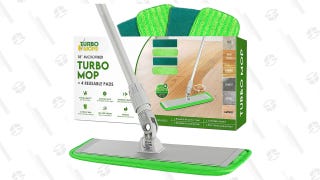 Turbo Microfiber Mop Floor Cleaning System