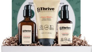 Thrive Men's Natural Grooming Skin Care Set (3 Piece) - Grooming...
