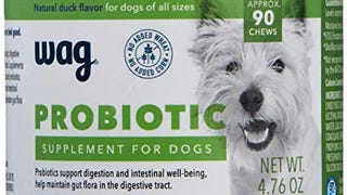 Amazon Brand - Wag Probiotic Supplement Chews for Dogs...