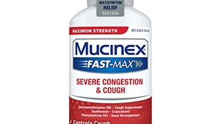 Congestion and Cough Liquid, Mucinex Fast-Max Severe Congestion...