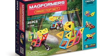 Magformers Magic Pop 25 Pieces, Rainbow Colors, Educational...