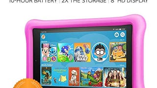 Fire HD 8 Kids Edition Tablet, 8" HD Display, 32 GB, Pink...