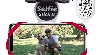 Dog Selfie Stick It with Pet & Pooch Treat Holder Attachment...