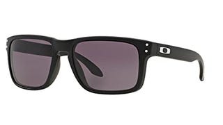 Oakley Holbrook Sunglasses, Matte Black Frame/Warm Grey...