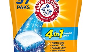 Arm & Hammer 4-in-1 Laundry Detergent Power Paks, 97 Count...