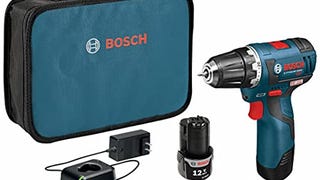 Bosch PS32-02 Cordless Drill Driver - 12V Brushless Compact...
