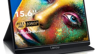 Lepow Portable Monitor 15.6 Inch Full HD 1080P USB Type-...