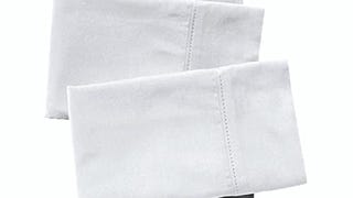 King Size Pillow Case Set of 2 100% Cotton Cases, 400 Thread...