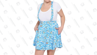 Pokemon Squirtle Wave Suspender Skirt
