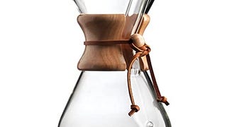 Chemex Pour-Over Glass Coffeemaker - Classic Series - 8-...