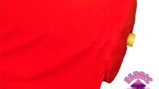 Vogue Fabrics Anti-Tarnish Silver Cloth - Red