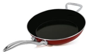 Chantal Copper Fusion 10-Inch Fry Pan, Chili Red