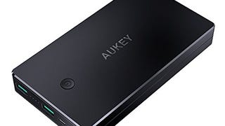 AUKEY 20000mAh Power Bank, Portable Charger with 2 Inputs,...